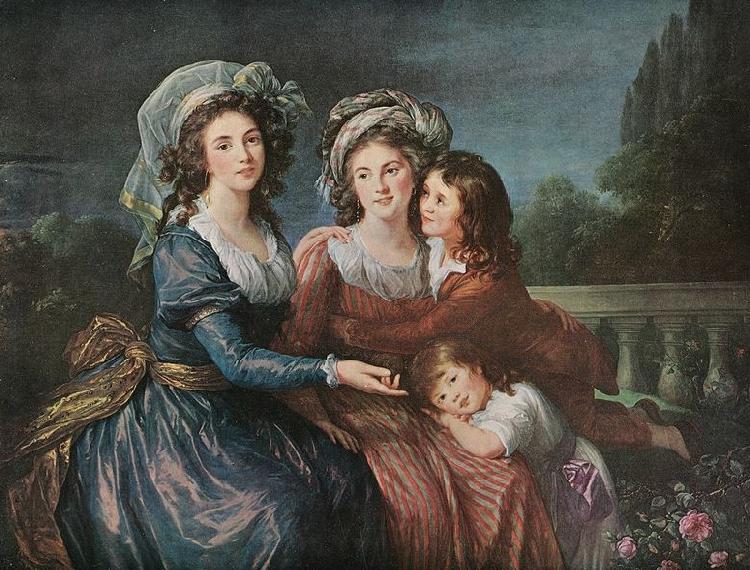 eisabeth Vige-Lebrun The Marquise de Pezay oil painting image